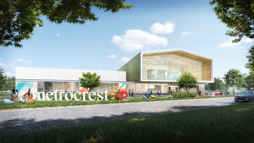 Exterior View of Metrocrest's new facility